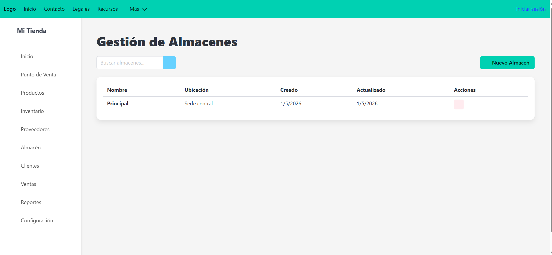 Gestión Multisucursal